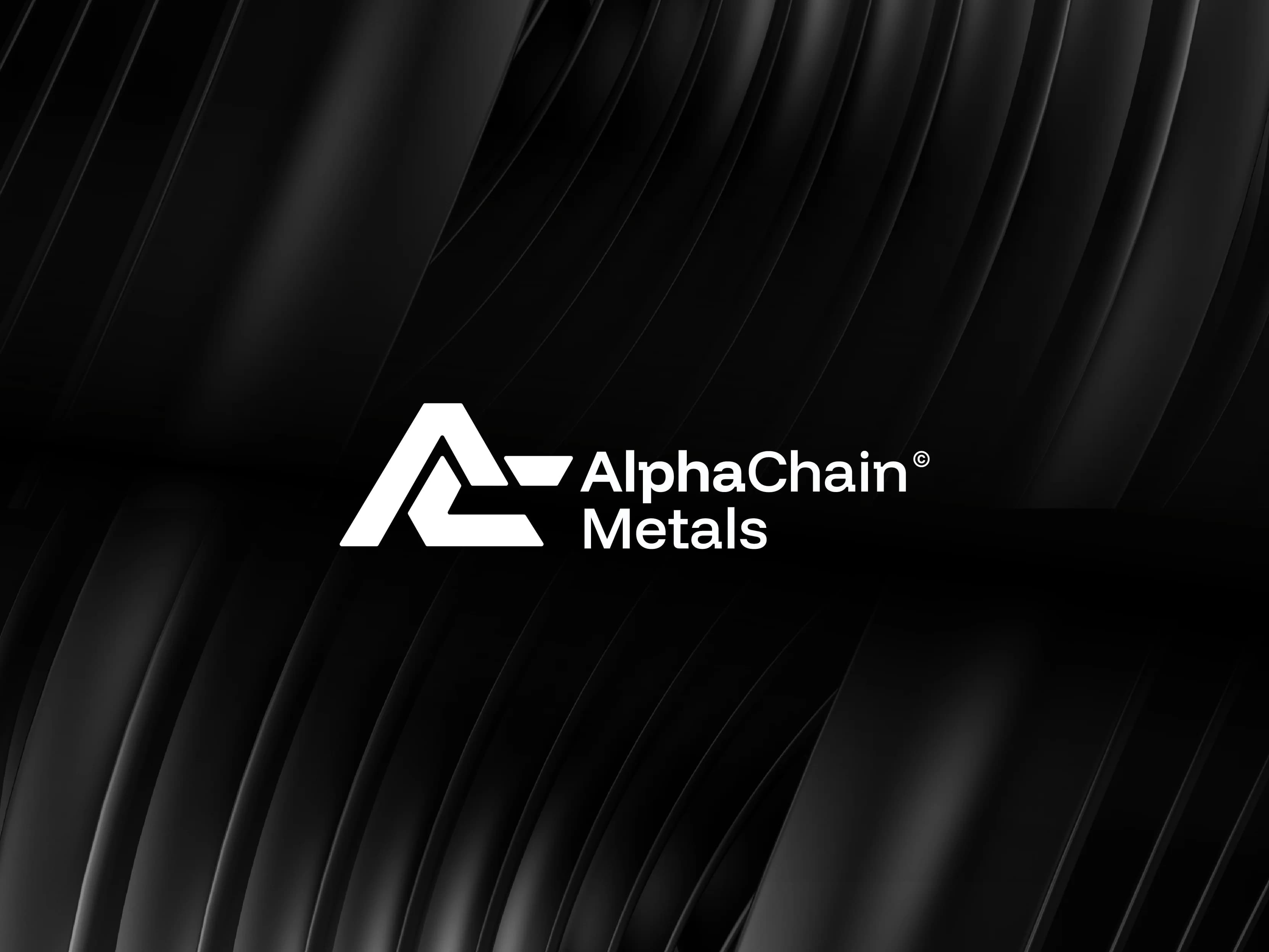 AlphaChain Metals industrial brand mark