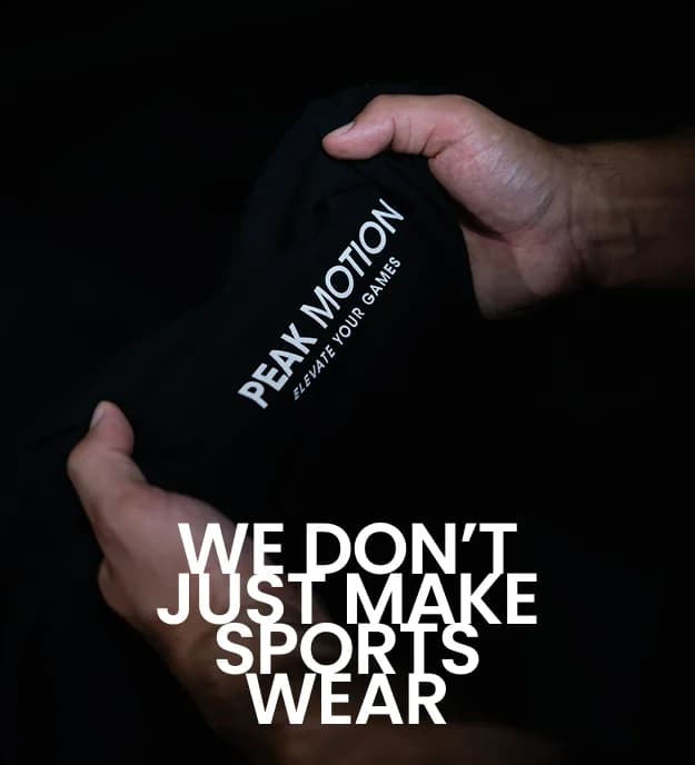 Peak Motion performance wear brand campaign